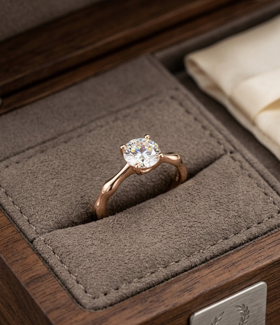 The Romantic Wave Ring