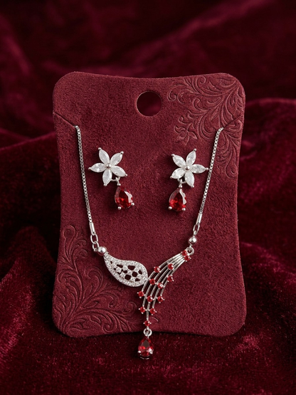 Royal Red Teardrop Set