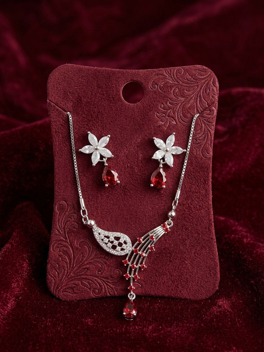 Royal Red Teardrop Set