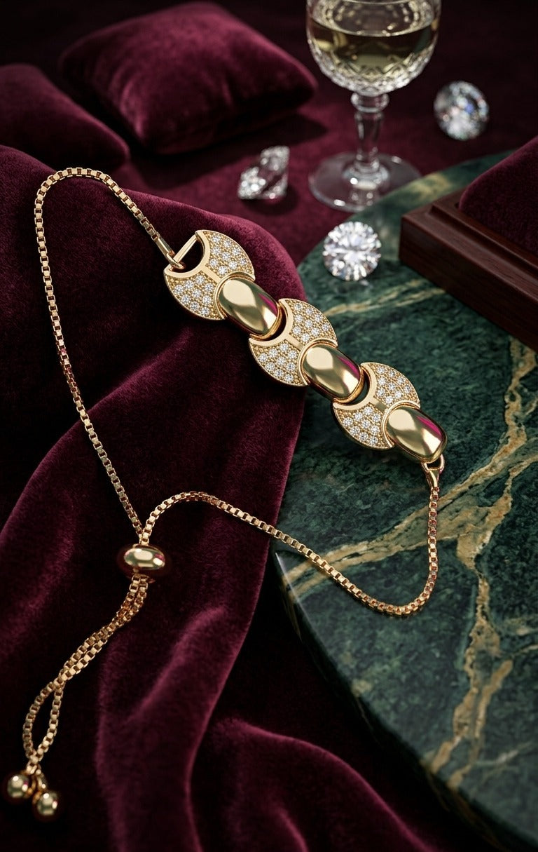 Adjustable Statement Chain Bracelet