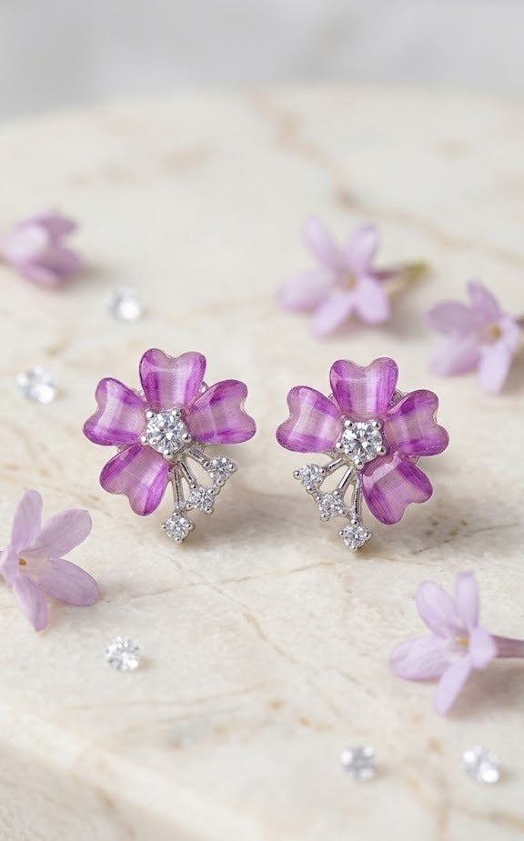 Enchanted Petal Bouquet Studs