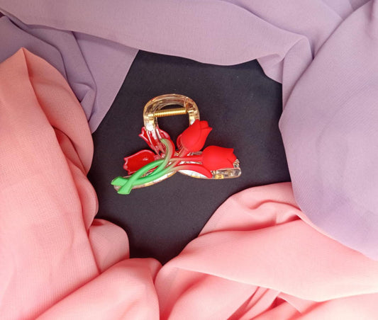 Spring Bloom Transparent Clip