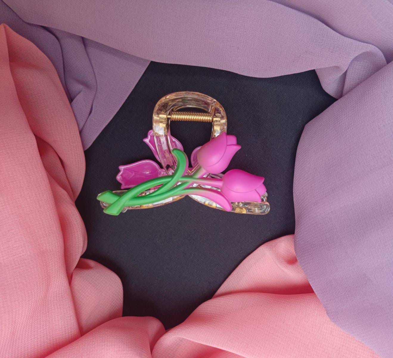 Spring Bloom Transparent Clip