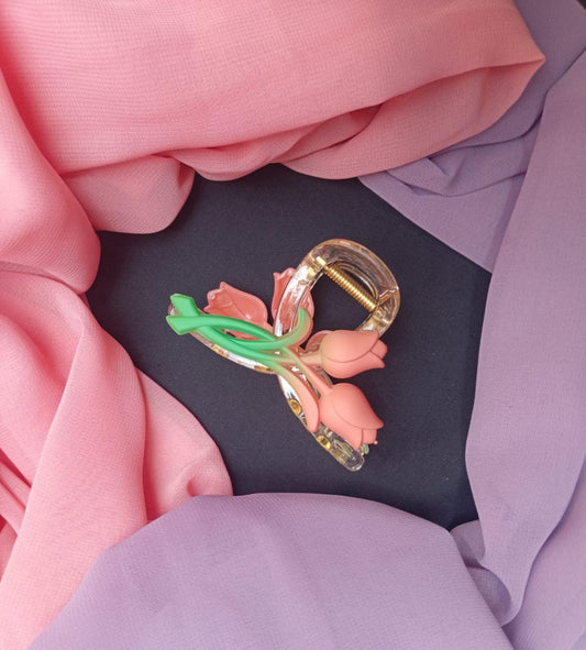 Spring Bloom Transparent Clip