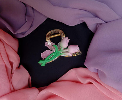 Spring Bloom Transparent Clip