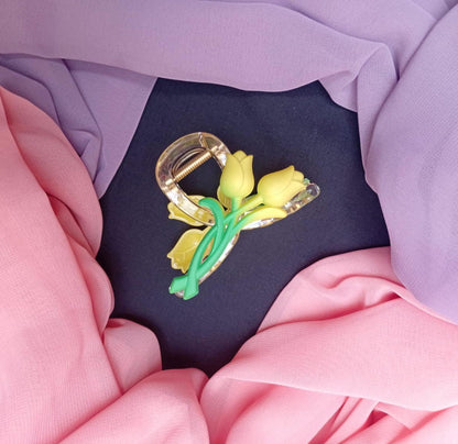 Spring Bloom Transparent Clip