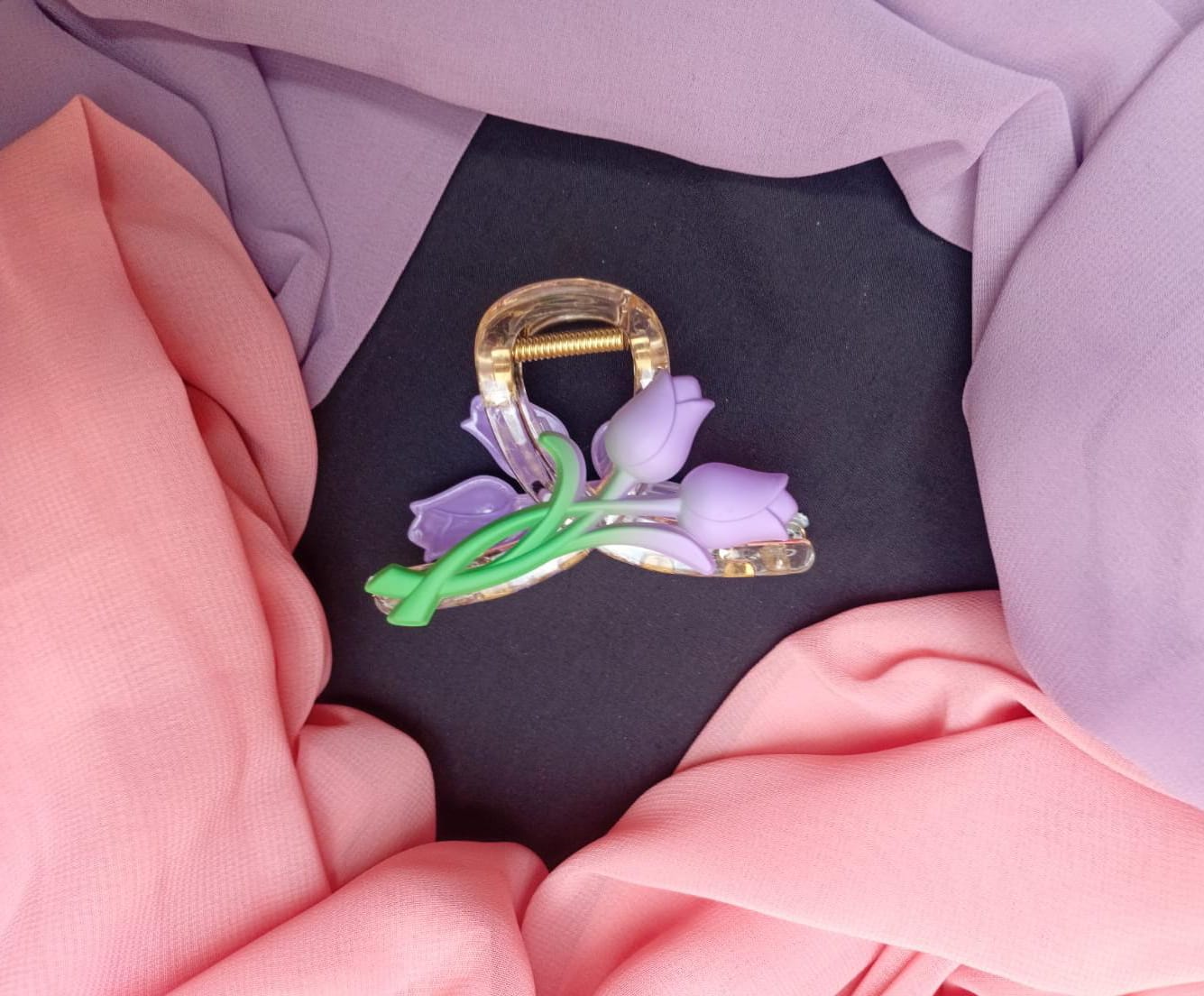 Spring Bloom Transparent Clip