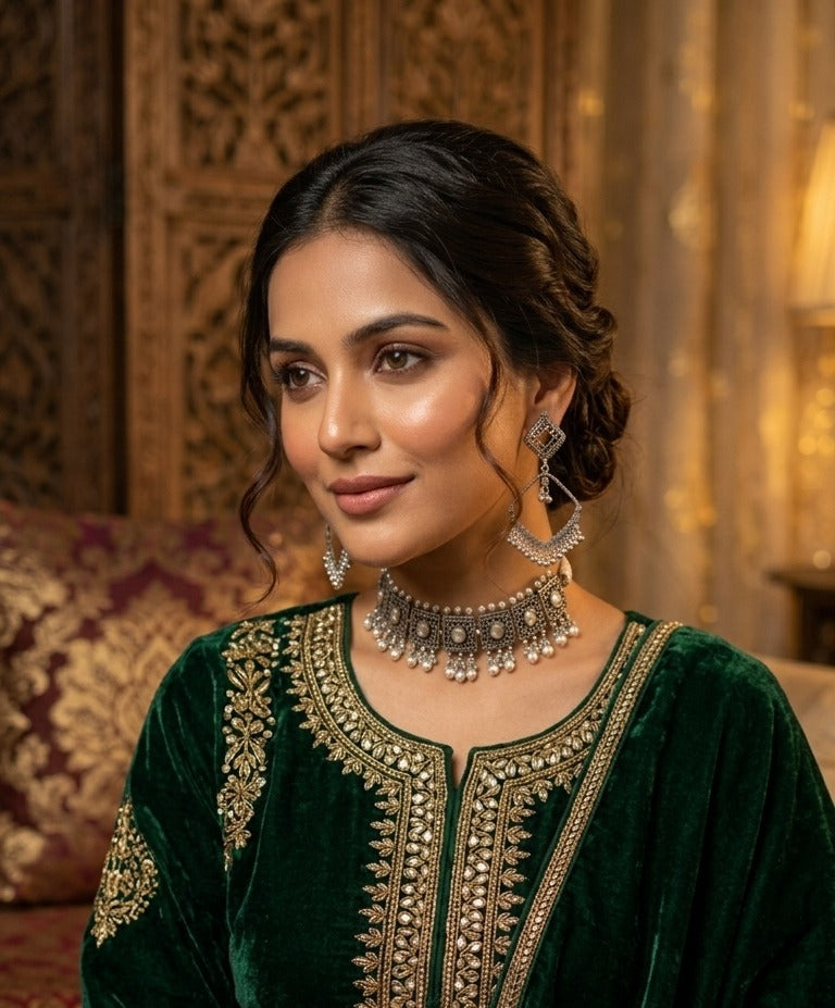 Elegant Gold Long Jhumka