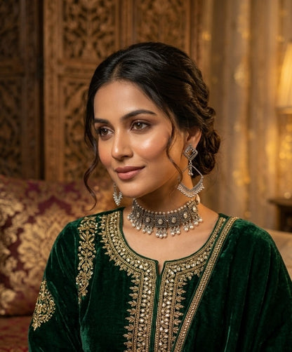 Elegant Gold Long Jhumka